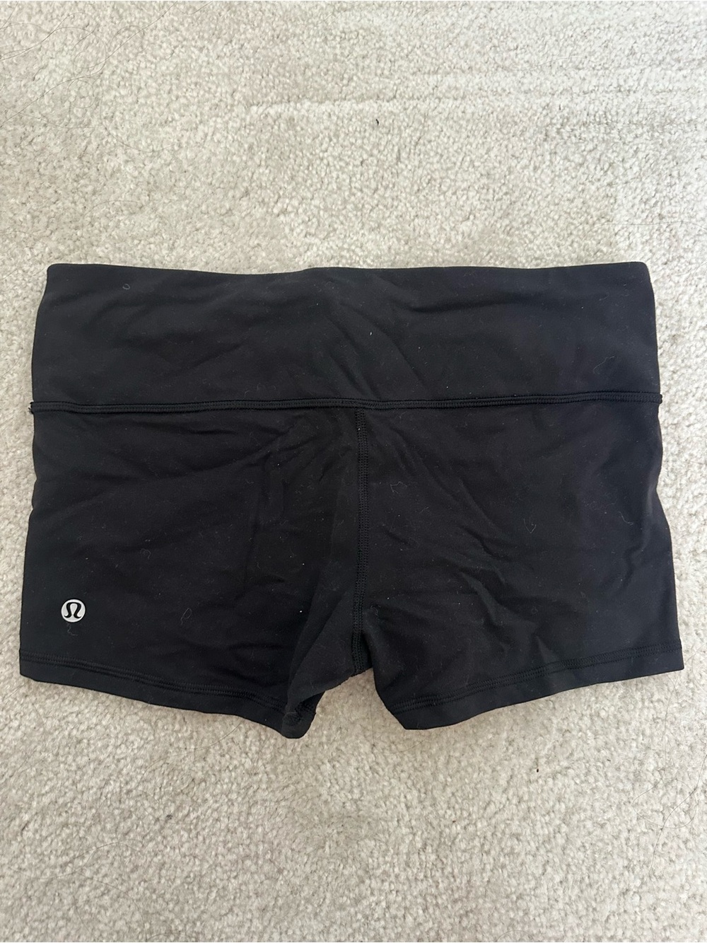 lululemon athletica Black Women's Athletic Hot Shorts